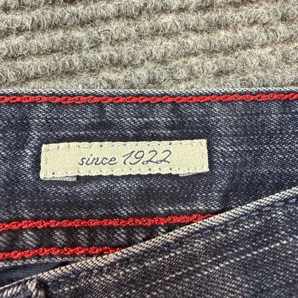 Alberto Modern Fit T400 Denim Jeans Mens 34x34 Dark Wash Straight Leg Blue 8237